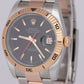 PAPERS Rolex DateJust 116261 Turn-O-Graph 36mm Two-Tone 18K Rose Gold Watch BOX