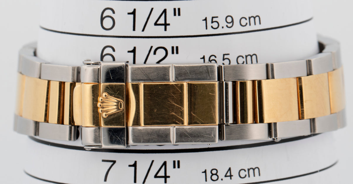 2000 Rolex Daytona Cosmograph 16523 Black Two-Tone 40mm Watch Box Papers
