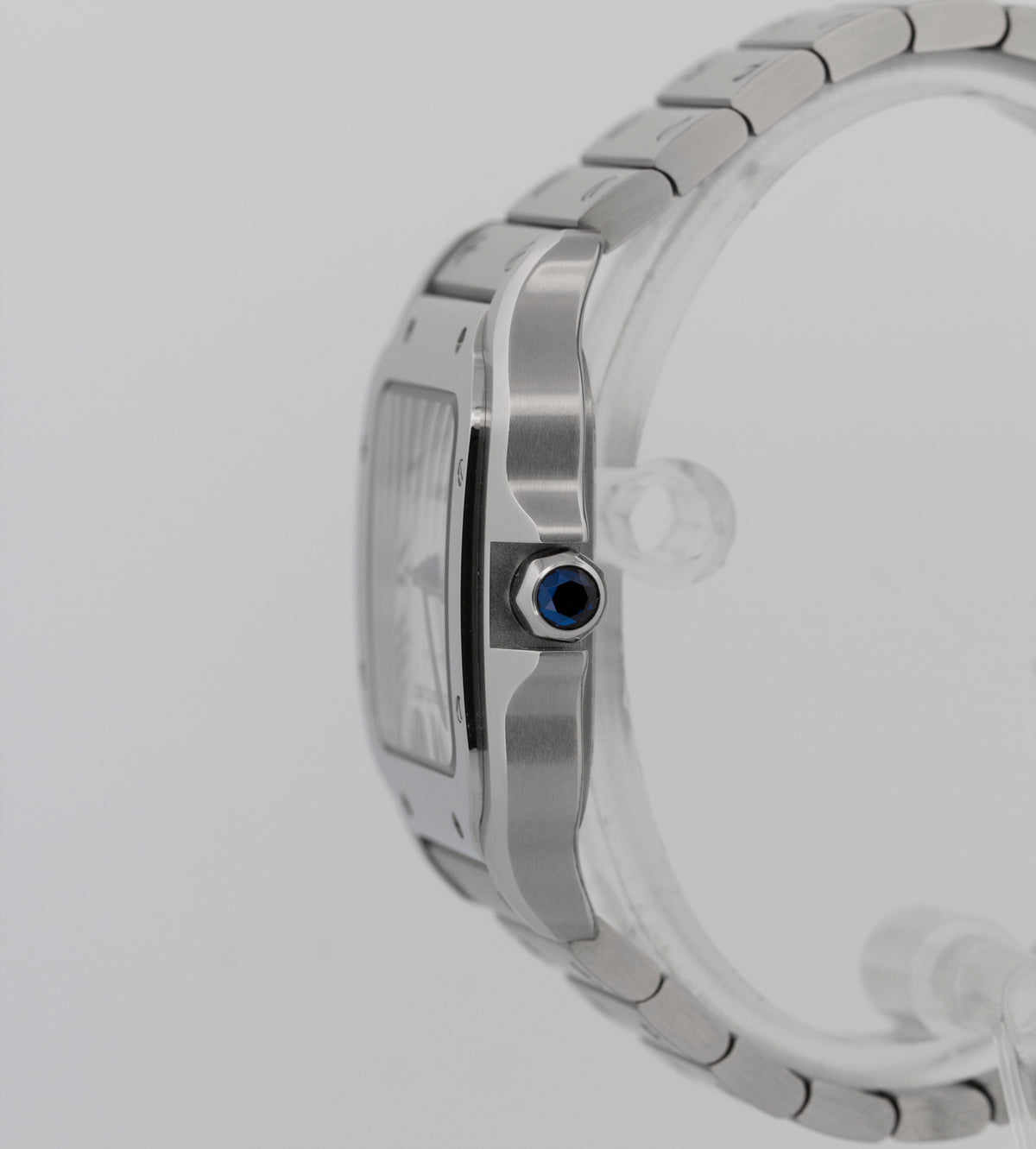 2026 Cartier Santos de Cartier Medium 4075 / WSSA0029 White 35.1mm Box Papers