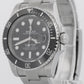 MINT PAPERS Rolex Submariner Date BLACK Stainless Steel 40mm Watch 116610 LN BOX