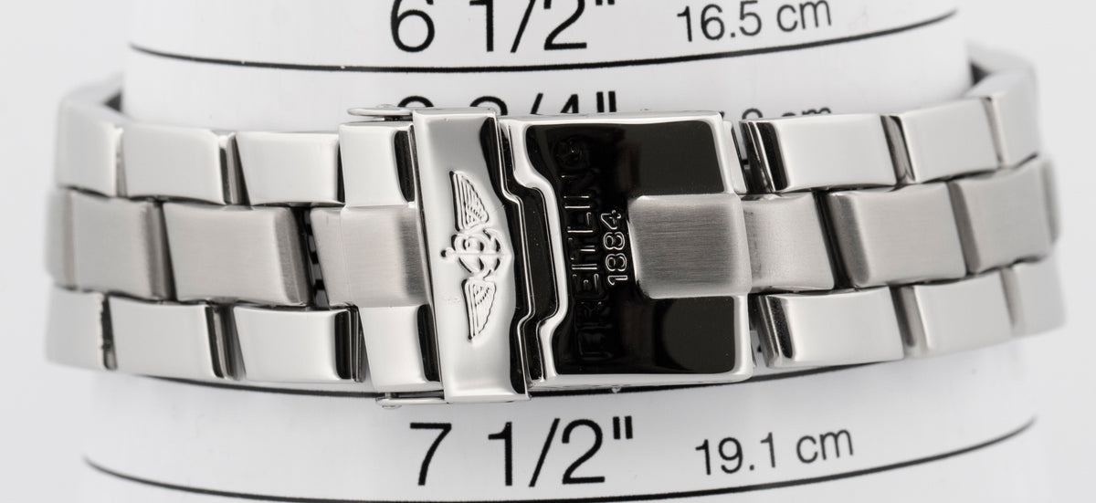 Breitling B-2 Professional A42362 Black Stainless Steel Chronograph 43mm Watch