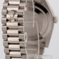 Rolex Day-Date 40mm OLIVE ROMAN Green President 18K White Gold 228239 Watch BOX