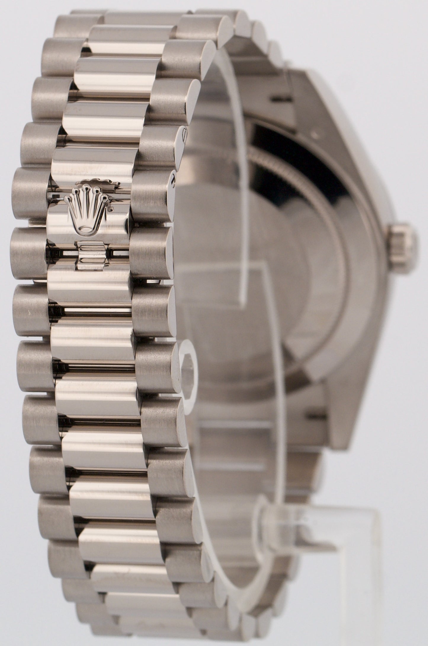 Rolex Day-Date 40mm OLIVE ROMAN Green President 18K White Gold 228239 Watch BOX