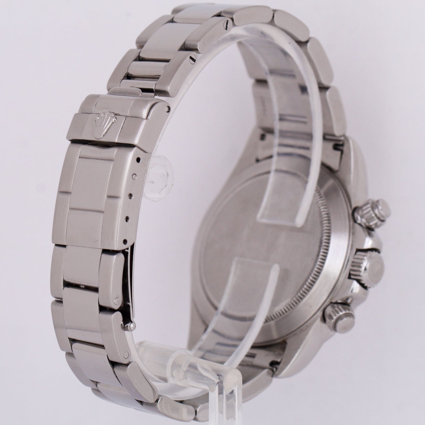 1997 Rolex Daytona Cosmograph ZENITH White Stainless Steel 40mm Watch 16520