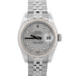2010 Rolex DateJust 179174 Diamond Silver Steel Jubilee 26mm Watch Box Papers