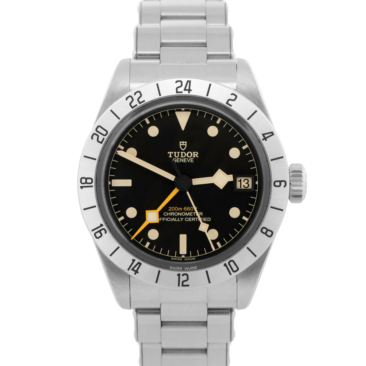 2022 Tudor Black Bay Pro 79470 Black Stainless Steel 39mm GMT Watch Box Papers