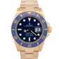 2024 PAPERS Rolex Submariner Date BLUE 18K Yellow Gold 41mm 126618 LB Watch BOX