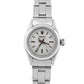 Ladies Rolex Oyster Perpetual 24mm White Stainless Steel Automatic Watch 6618