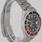 MINT Rolex GMT-Master II 40mm Coke Red Black Stainless Steel Oyster Watch 16710