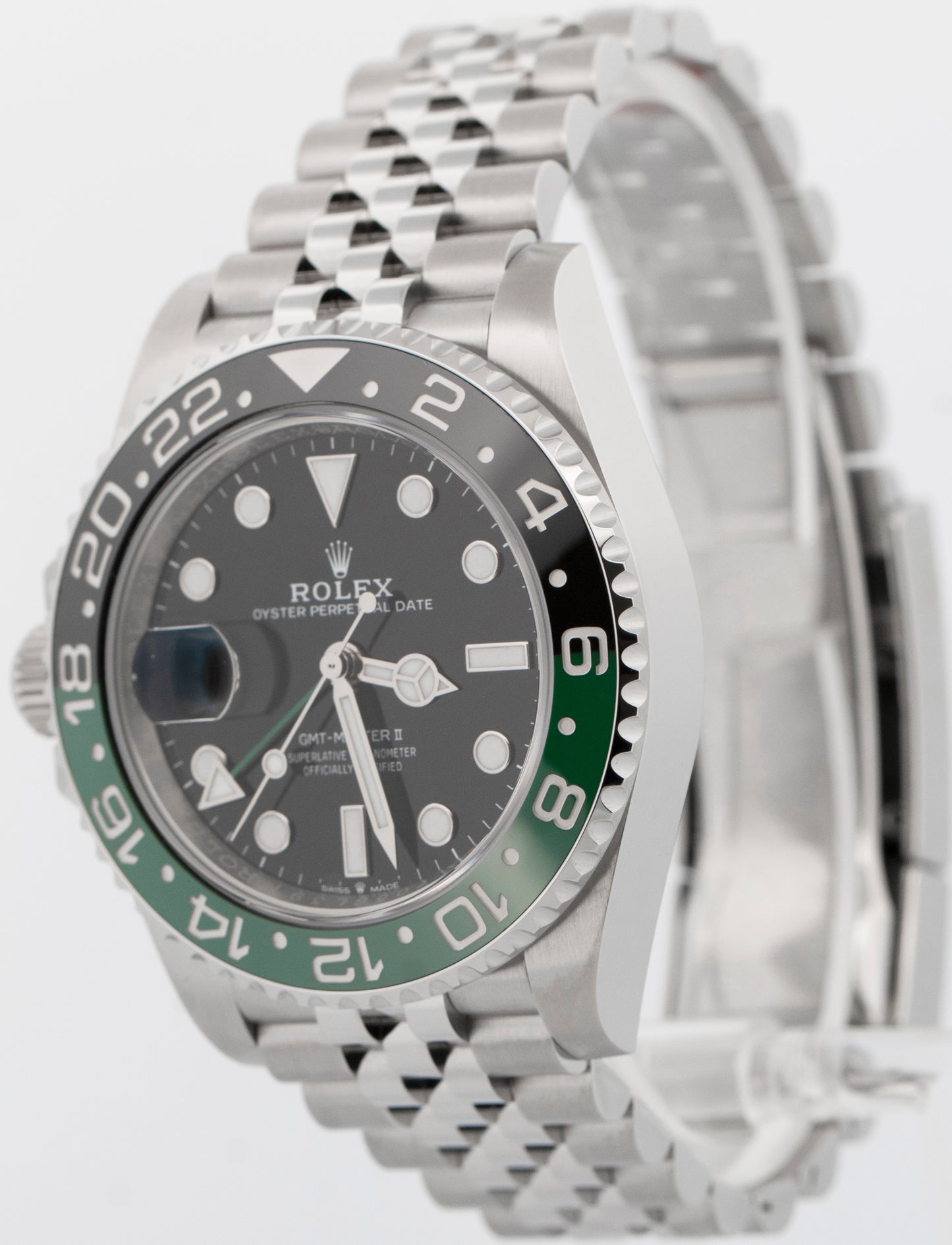 2023 PAPERS Rolex GMT-Master II 'SPRITE' BLACK Steel 40mm 126720 VTNR Watch BOX