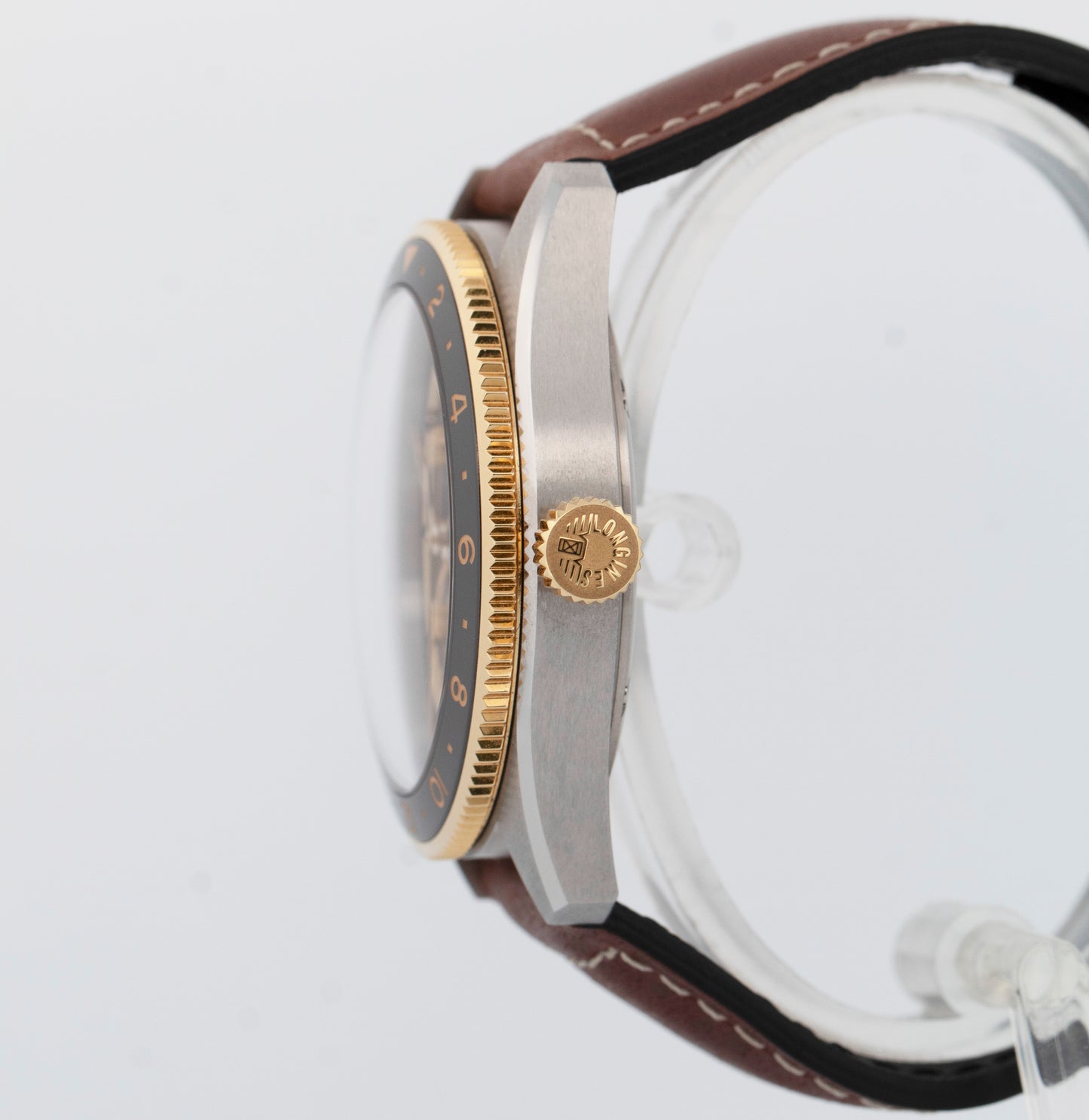 Longines Spirit Zulu Time Two-Tone Steel Gold Anthracite 42mm L3.812.5.53.2 BOX
