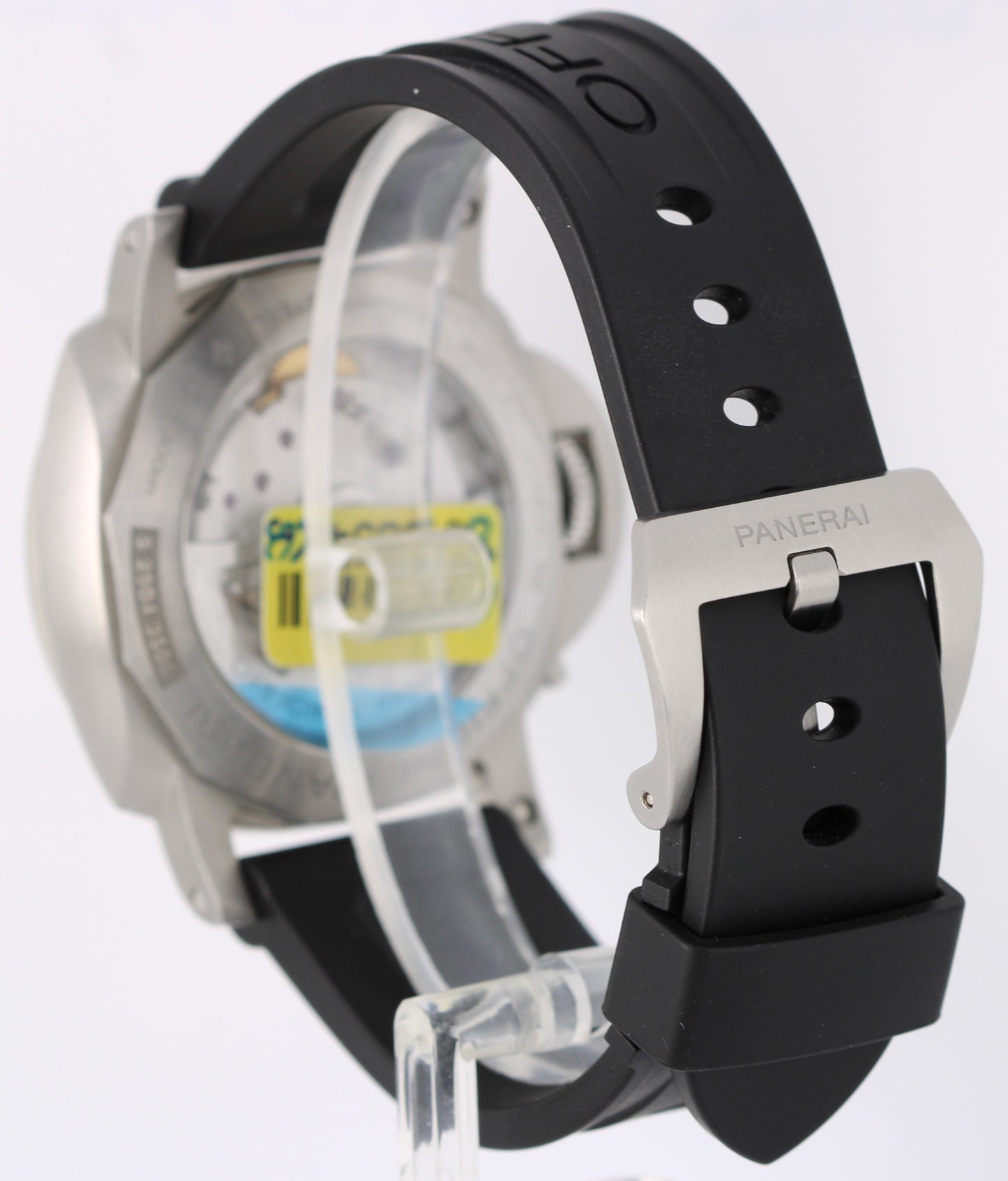 Panerai Luminor Marina 1950 PAPERS Steel Black 44mm PAM01312 Rubber Watch BOX