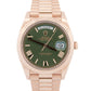 Rolex Day-Date 40 President 228235 Olive 18K Rose Gold 40mm Watch Box Papers
