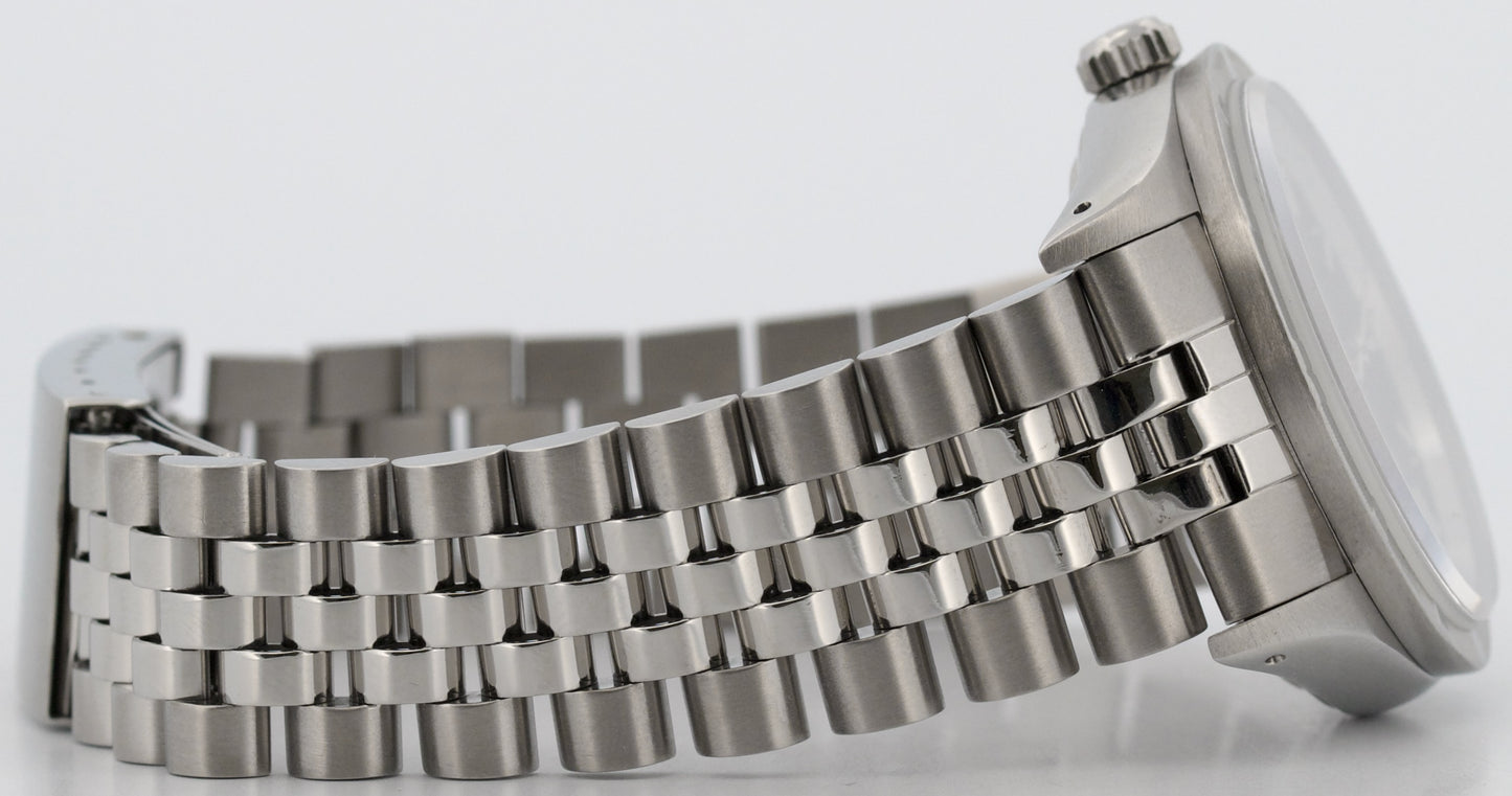 Rolex Oyster Perpetual Air-King GRAY Stainless Steel JUBILEE 34mm 14010 Watch