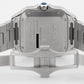PAPERS Cartier Santos Mid-Size 35mm Stainless Steel White WSSA0029 4075 BOX
