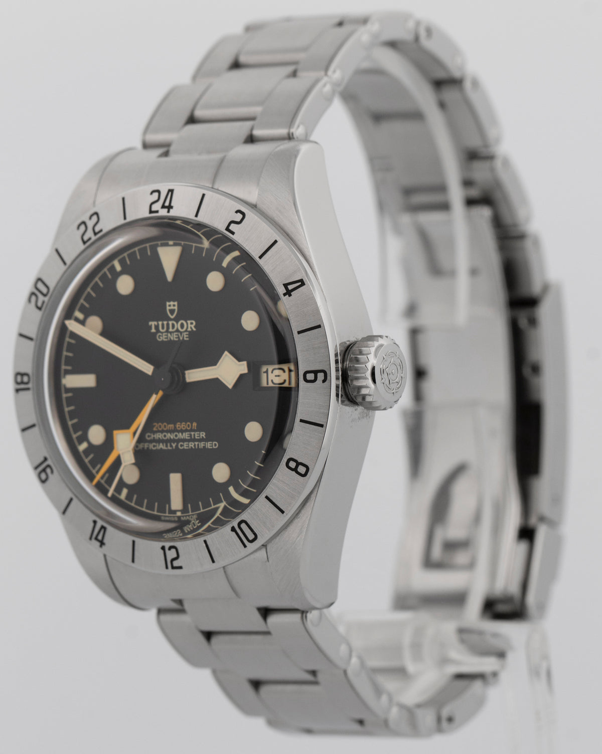 2022 Tudor Black Bay Pro 79470 Black Stainless Steel 39mm GMT Watch Box Papers