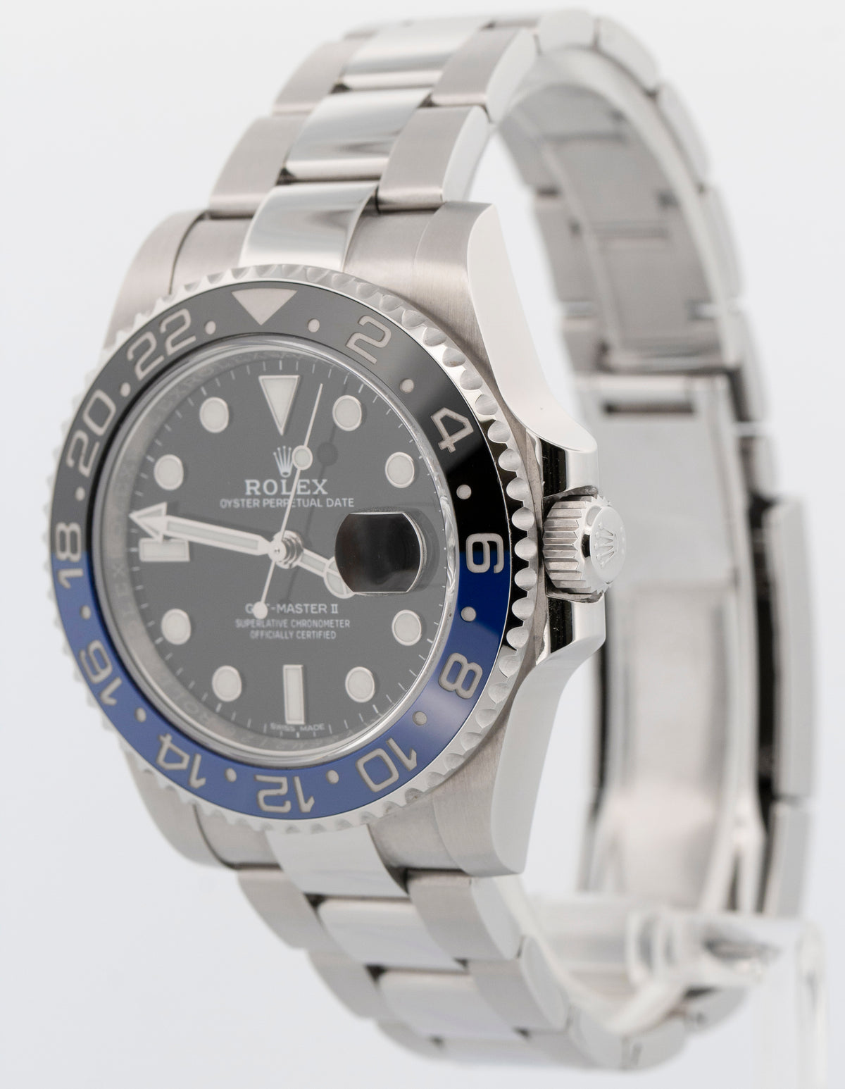 2018 Rolex GMT-Master II Batman 116710 BLNR Blue Steel 40mm Watch Box Papers