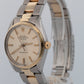 Rolex Oyster Perpetual Air-King TIFFANY & CO Silver Two-Tone 34mm 5501 Watch