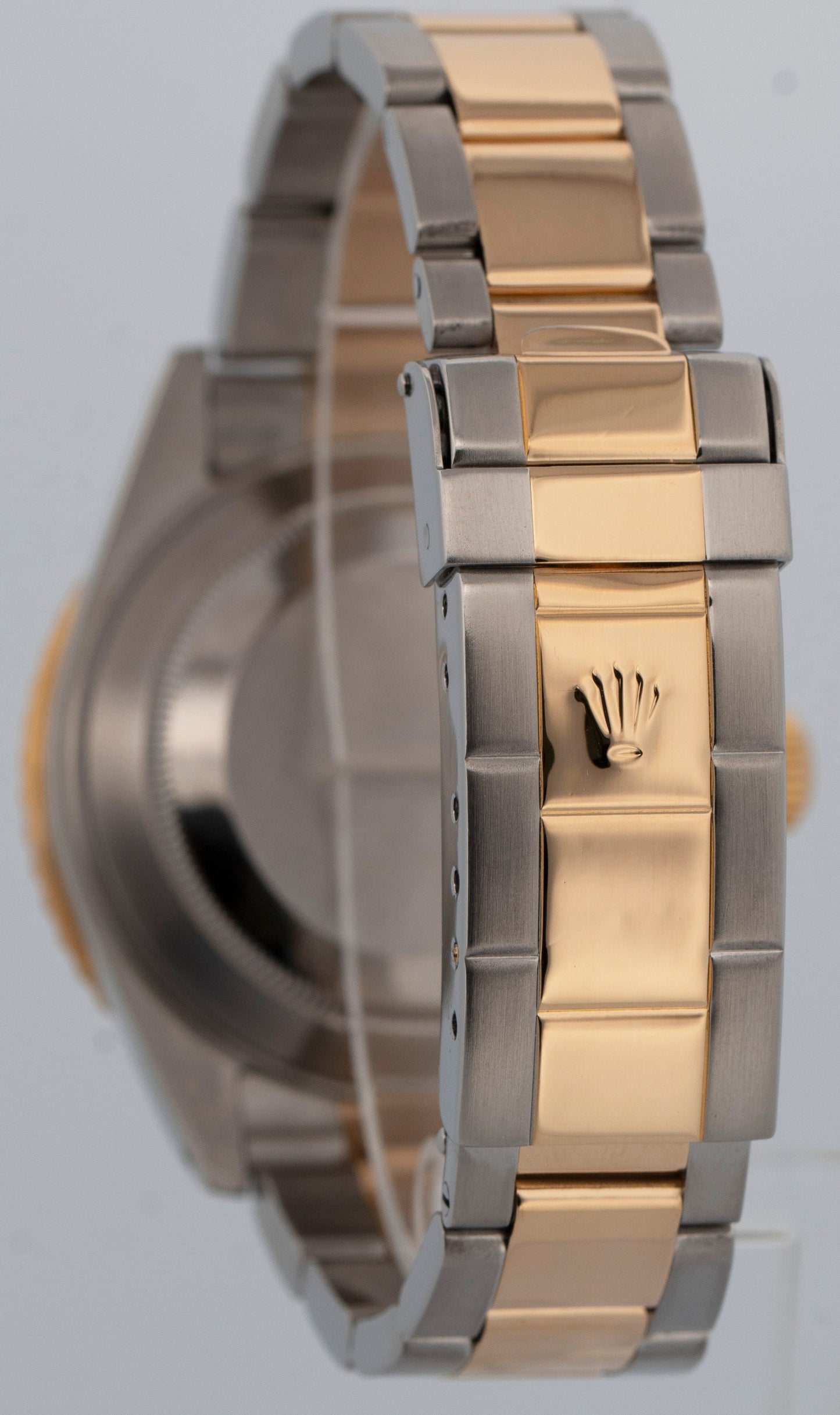 PAPERS Rolex Submariner 40mm BLUE Two-Tone 18K Gold Steel GOLD BUCKLE 16613 BOX