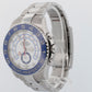 NOS 2020 PAPERS Rolex Yacht-Master II WHITE Steel 44mm 116680 Watch BOX