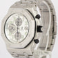 MINT Audemars Piguet Royal Oak Offshore SILVER WHITE Stainless Steel 25721ST