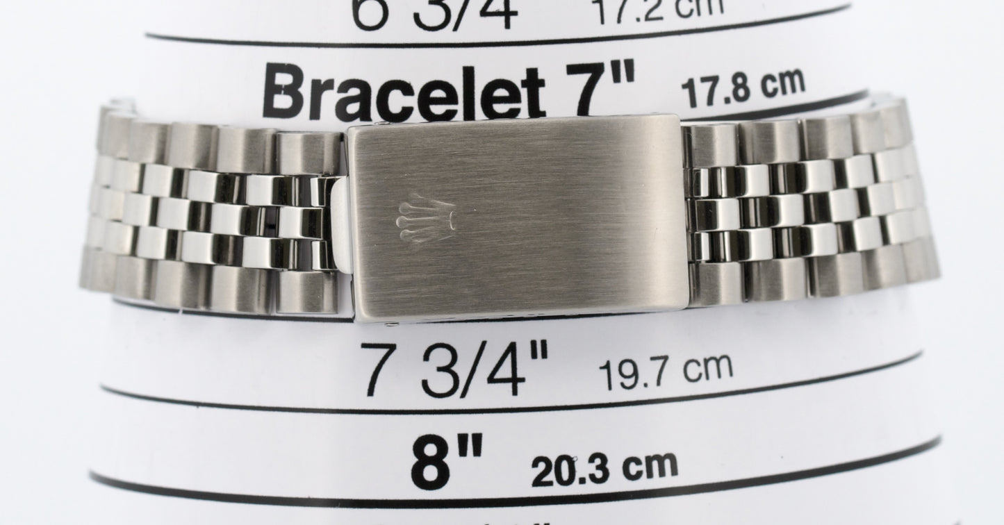 Rolex Oyster Perpetual Air-King GRAY Stainless Steel JUBILEE 34mm 14010 Watch