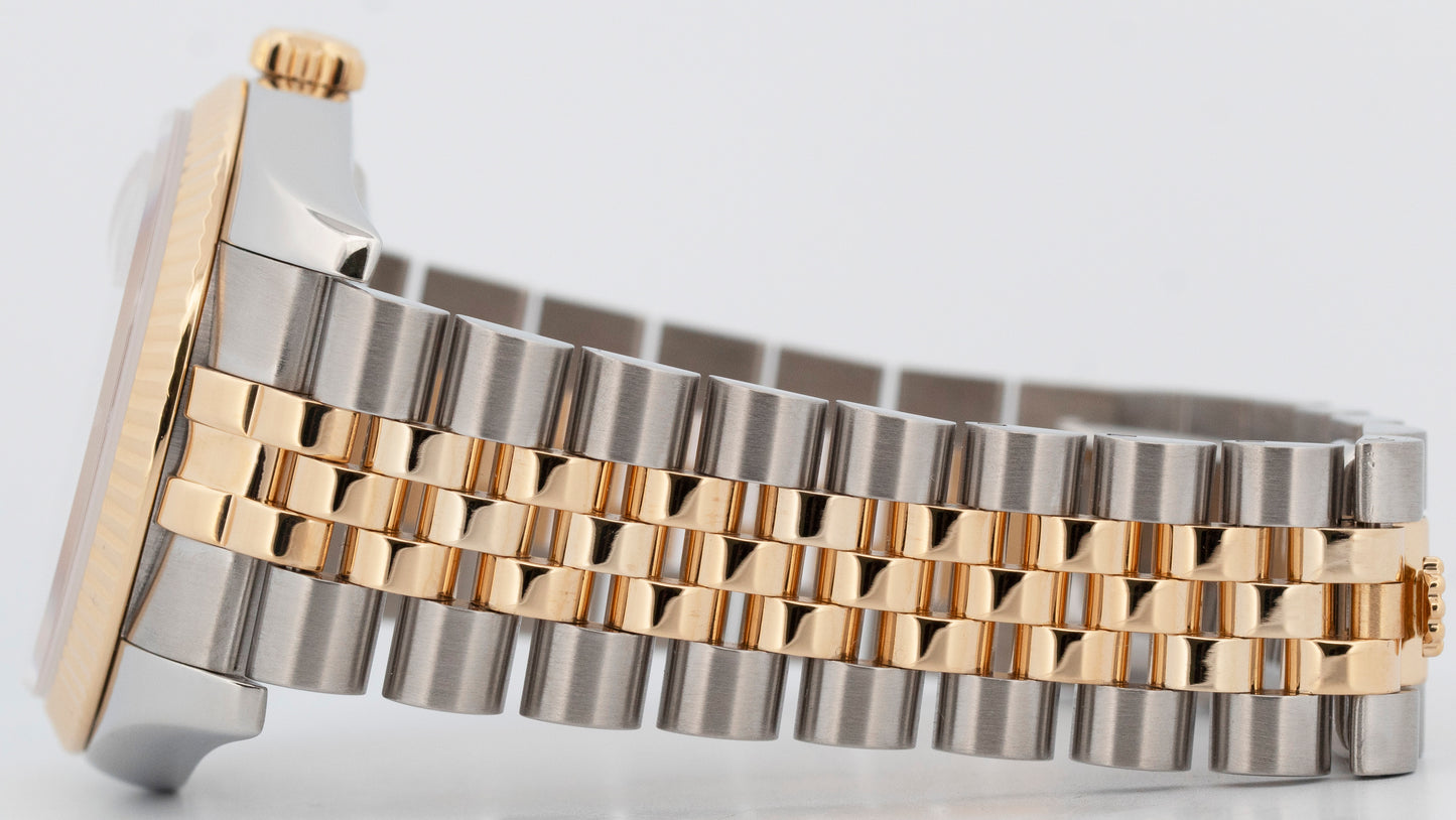 Rolex DateJust 36mm JUBILEE MOP DIAMOND 18K Yellow Gold Steel 116233 Watch