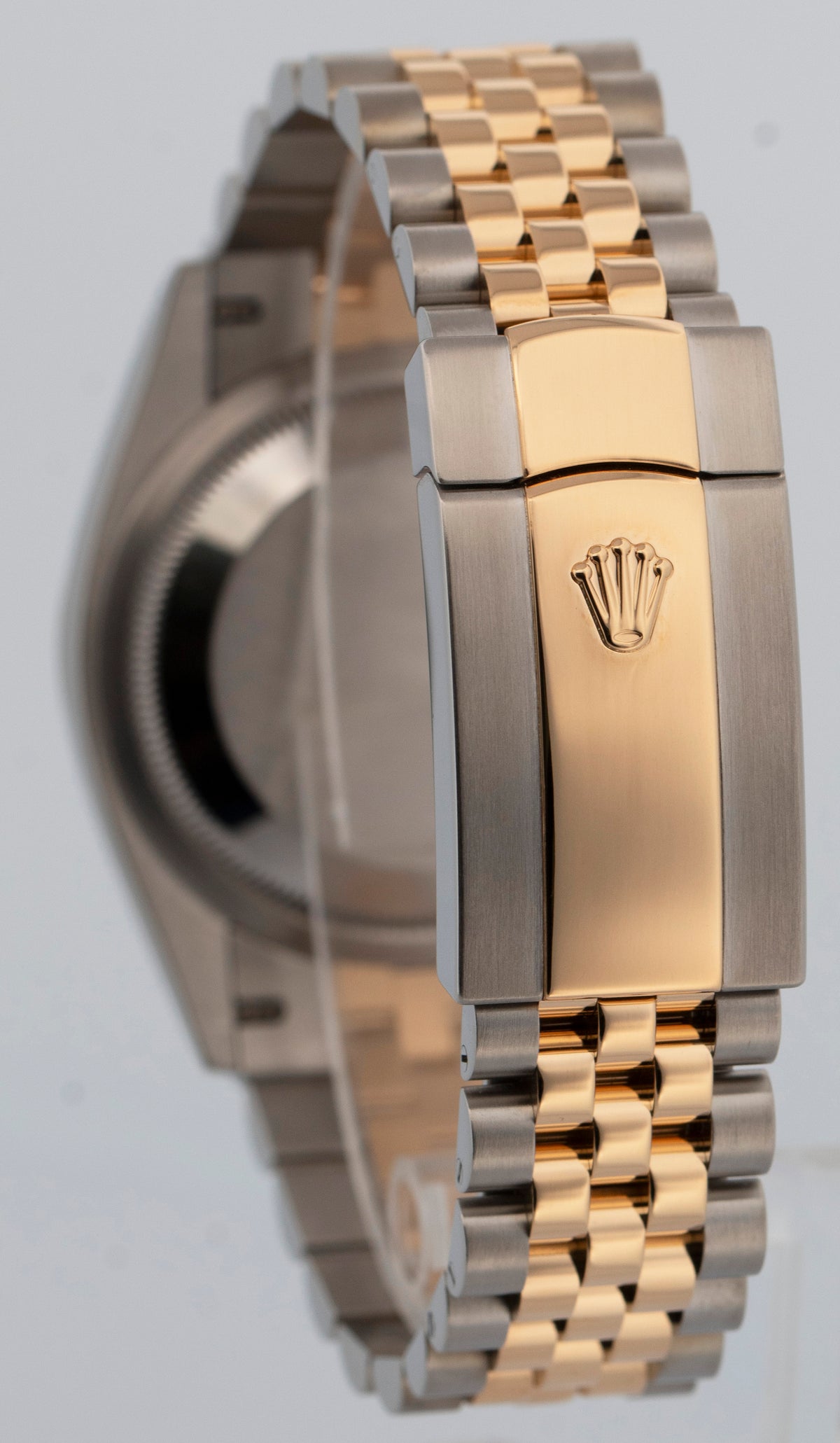 2022 PAPERS Rolex DateJust CHAMPAGNE PALM MOTIF Two-Tone 36mm 126233 Watch BOX
