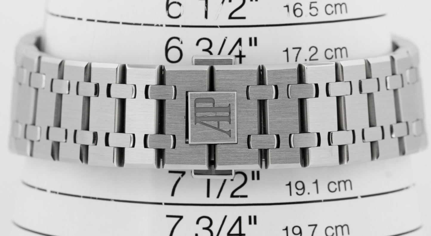 Audemars Piguet Royal Oak BLACK 41mm Stainless Watch 15400ST.OO.1220ST.01 BOX