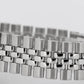 Rolex DateJust 36mm Silver Stainless Steel Engine Turned Jubilee Watch 1603