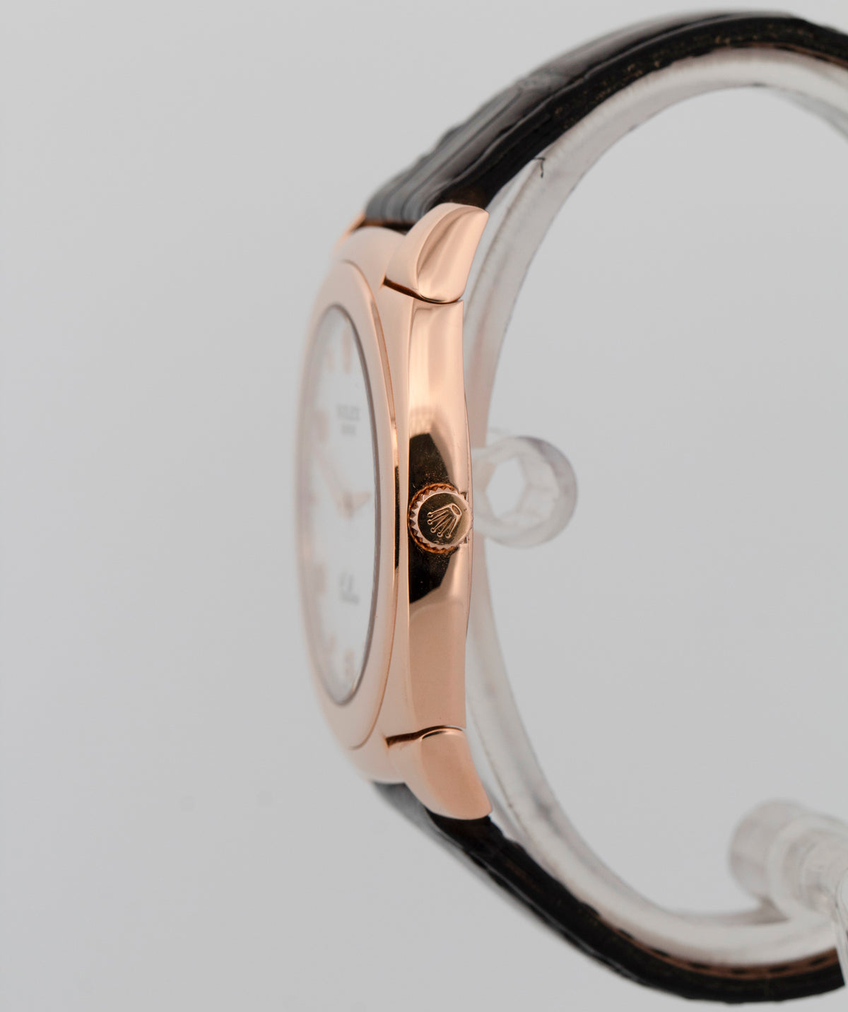 Rolex Cellini Cestello 5330/5 White 18K Rose Gold Manual 36mm Watch