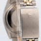 Rolex DateJust 36mm Champagne LINEN Two-Tone 14K Yellow Gold Steel Watch 16013