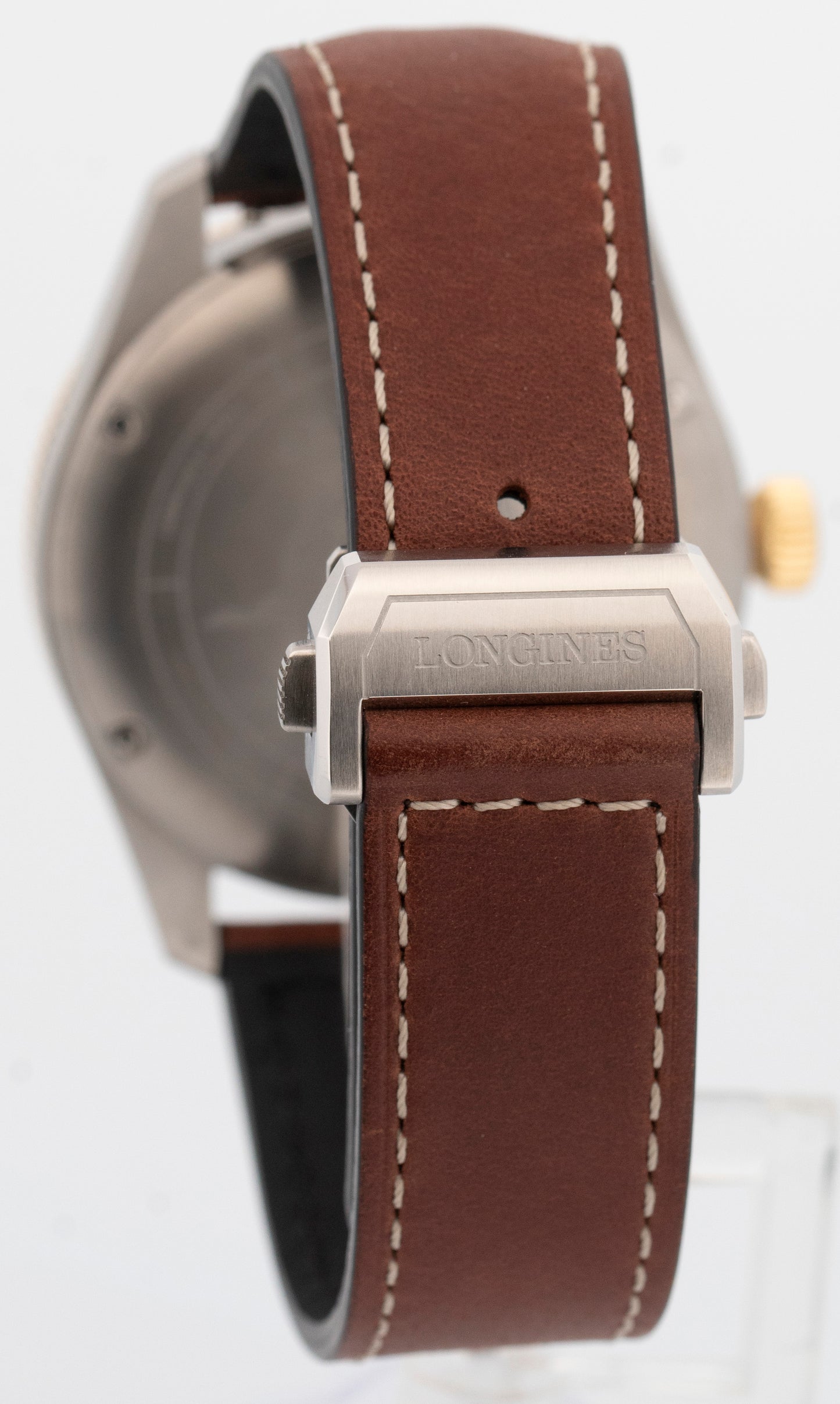 Longines Spirit Zulu Time Two-Tone Steel Gold Anthracite 42mm L3.812.5.53.2 BOX