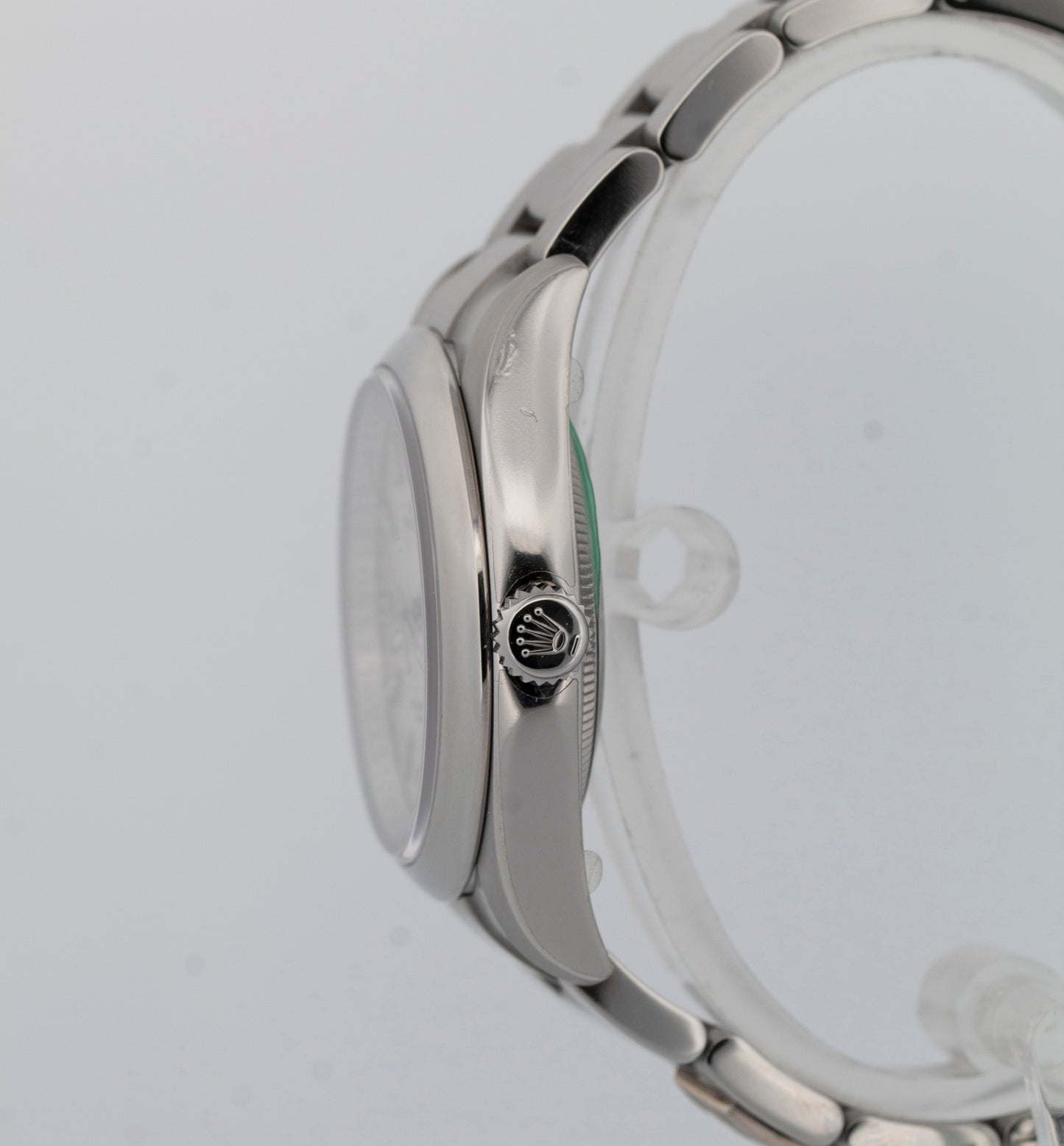 DOMINOS 2015 PAPERS NOS STICKERED Rolex Oyster Perpetual Silver 36mm 116000 BOX