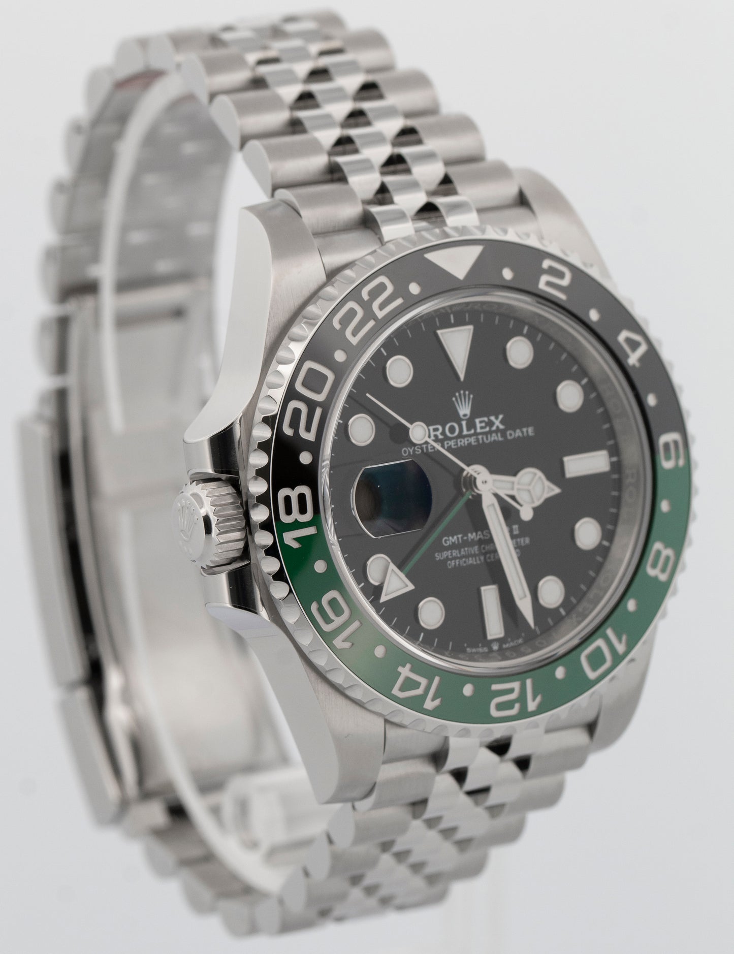 2023 PAPERS Rolex GMT-Master II 'SPRITE' BLACK Steel 40mm 126720 VTNR Watch BOX