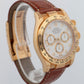 NOS 2003 PAPERS Rolex Daytona WHITE DIAMOND Yellow Gold 40mm 116518 Watch BOX