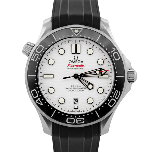 Omega Seamaster 300 Co-Axial PAPERS 42mm Stainless White 210.32.42.20.04.001 BOX