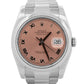 Rolex DateJust 36 Salmon Stainless Steel Oyster 36mm Smooth Watch 116200