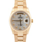Rolex Day-Date Mother of Pearl 18K Yellow Gold OYSTER BRACELET 36mm Watch 118208