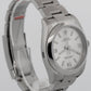 DOMINOS 2015 PAPERS NOS STICKERED Rolex Oyster Perpetual Silver 36mm 116000 BOX