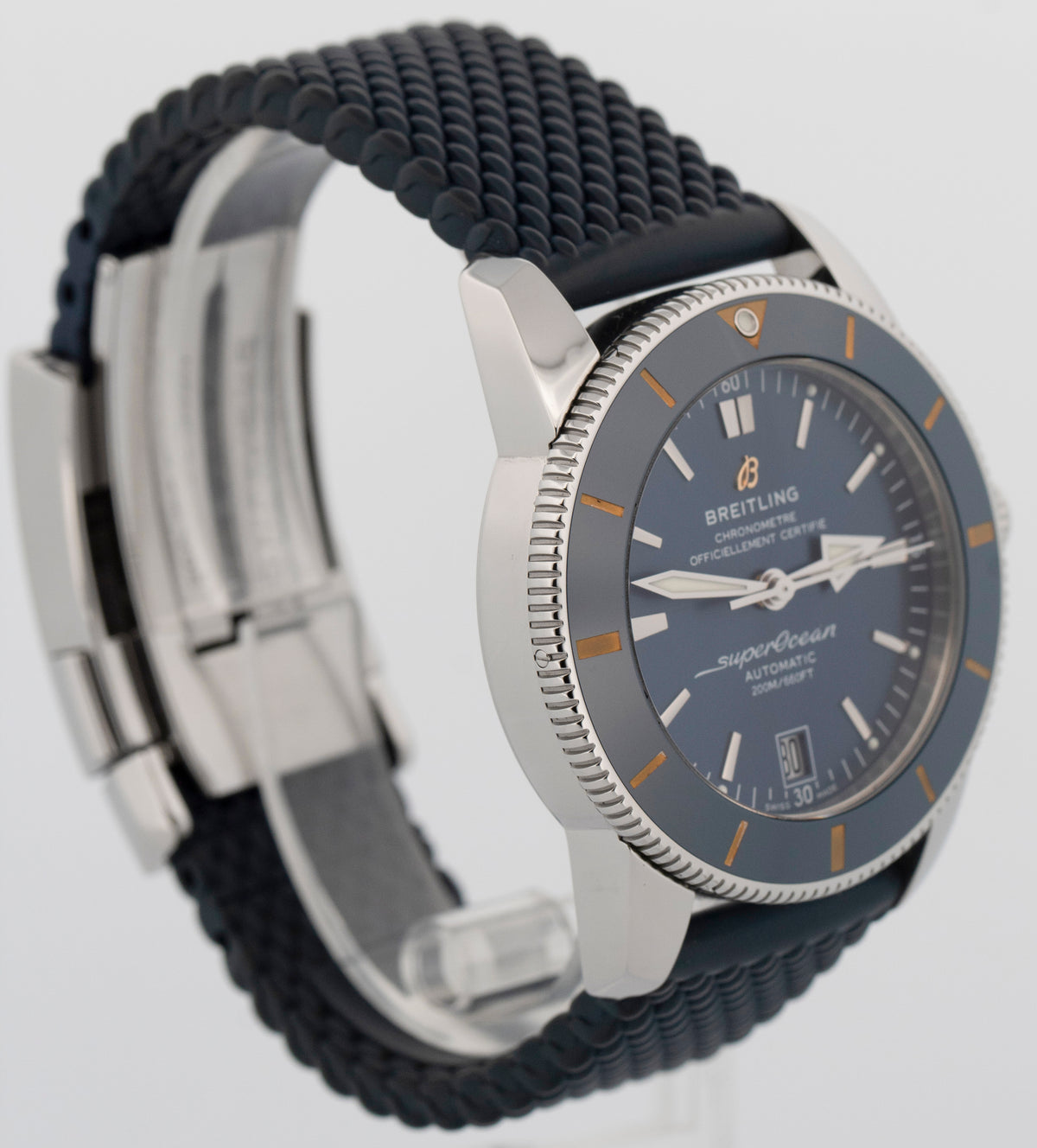 2021 Breitling Superocean Heritage B20 Automatic 42 AB2010 Blue 42mm Papers
