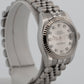 2010 Rolex DateJust 179174 Diamond Silver Steel Jubilee 26mm Watch Box Papers
