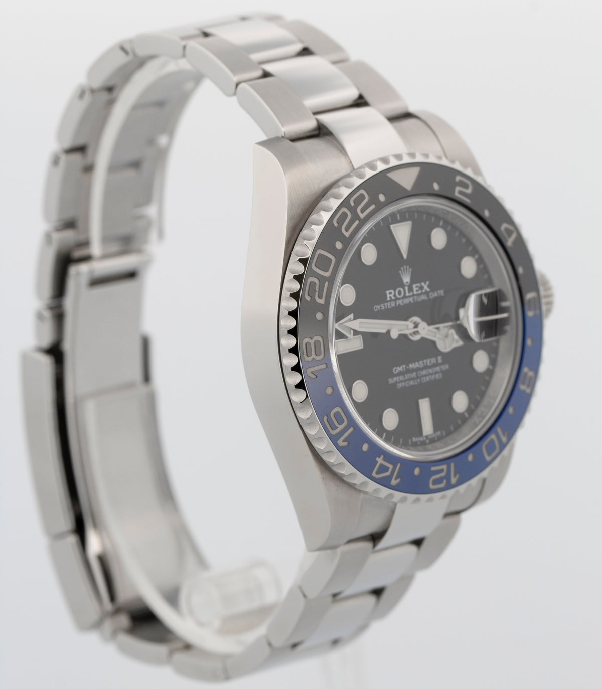 2018 Rolex GMT-Master II Batman 116710 BLNR Blue Steel 40mm Watch Box Papers