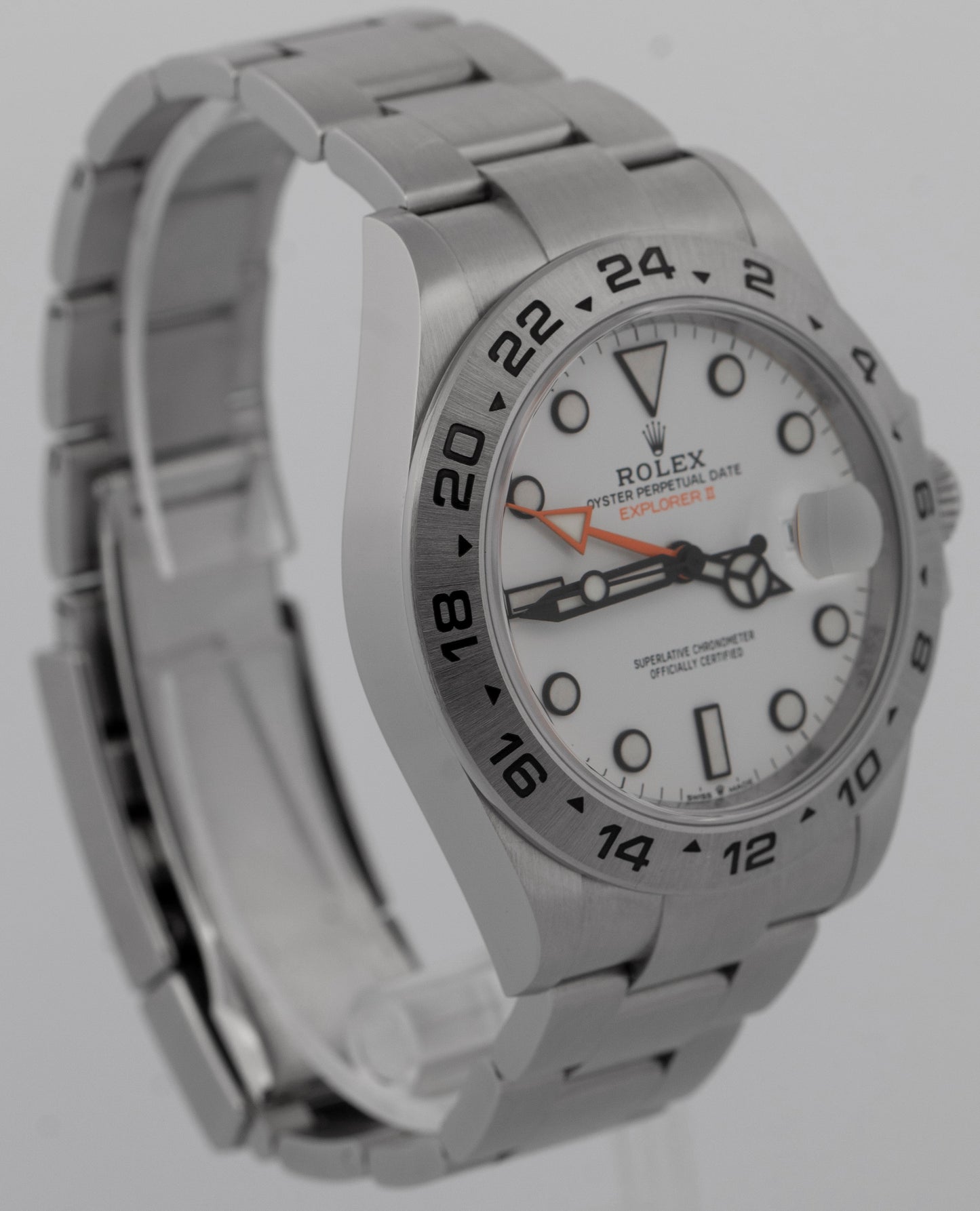 2023 PAPERS Rolex Explorer II WHITE Stainless Steel 42mm 226570 Watch BOX