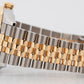 2022 PAPERS Rolex DateJust CHAMPAGNE PALM MOTIF Two-Tone 36mm 126233 Watch BOX