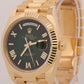 2026 PAPERS Rolex Day-Date President 18K Gold GREEN OMBRE ROMAN 40mm 228238 BOX