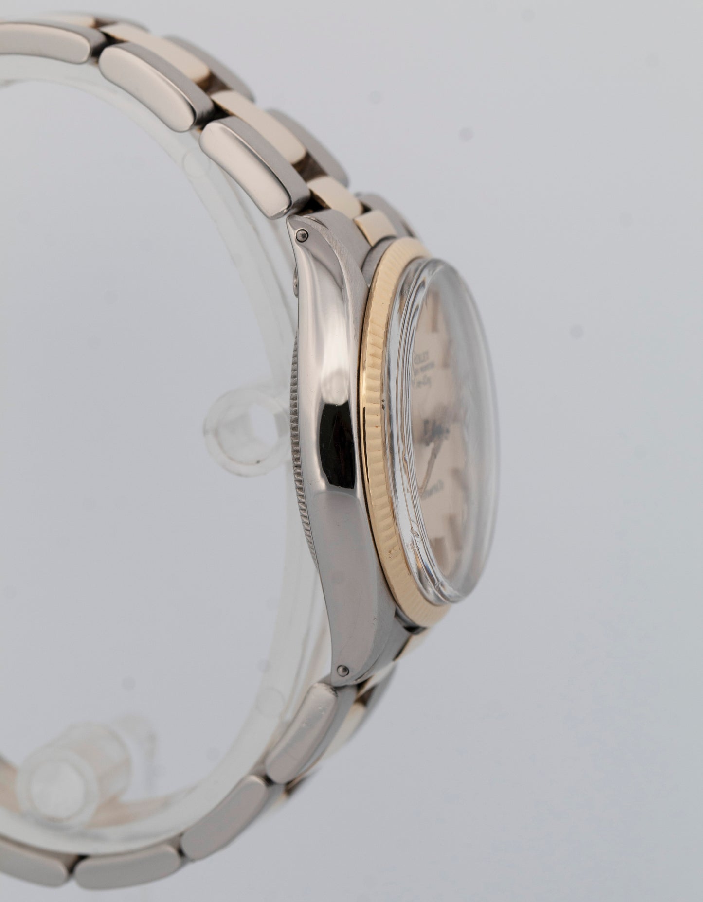 Rolex Oyster Perpetual Air-King TIFFANY & CO Silver Two-Tone 34mm 5501 Watch