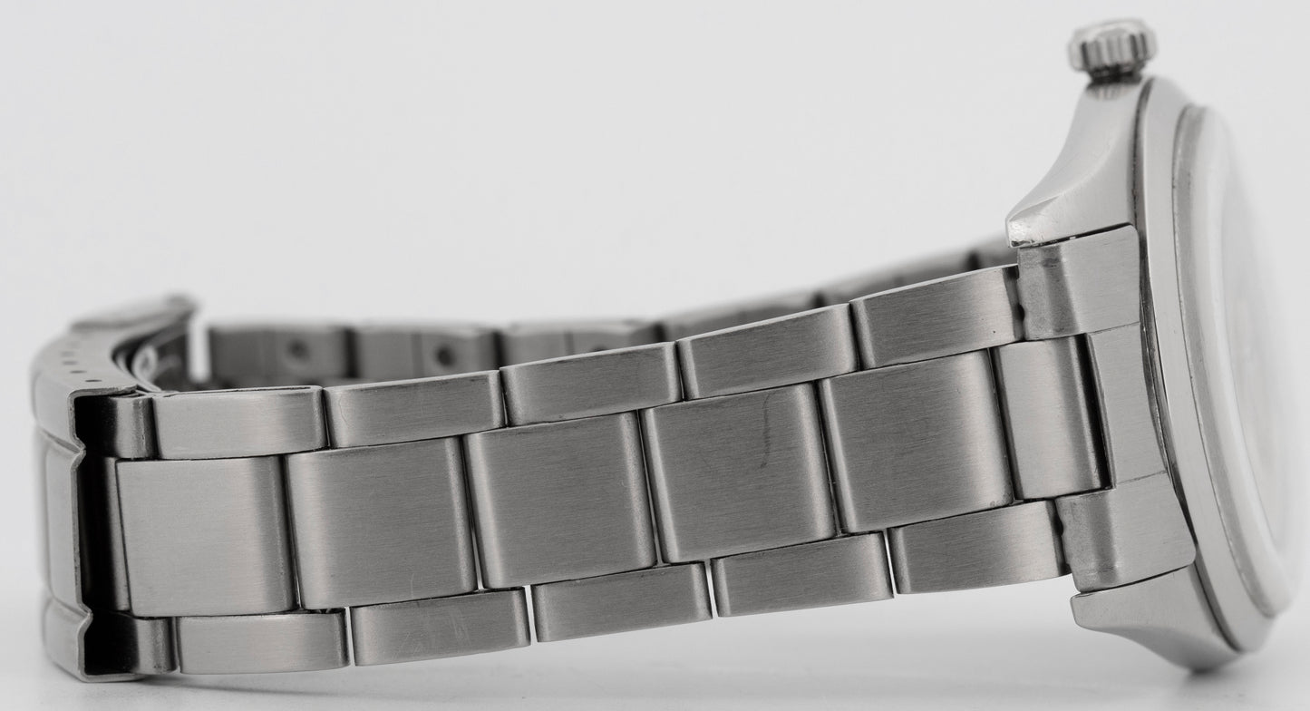 Rolex Oyster Precision SILVER Stainless Steel 36mm Oyster 6424 Watch