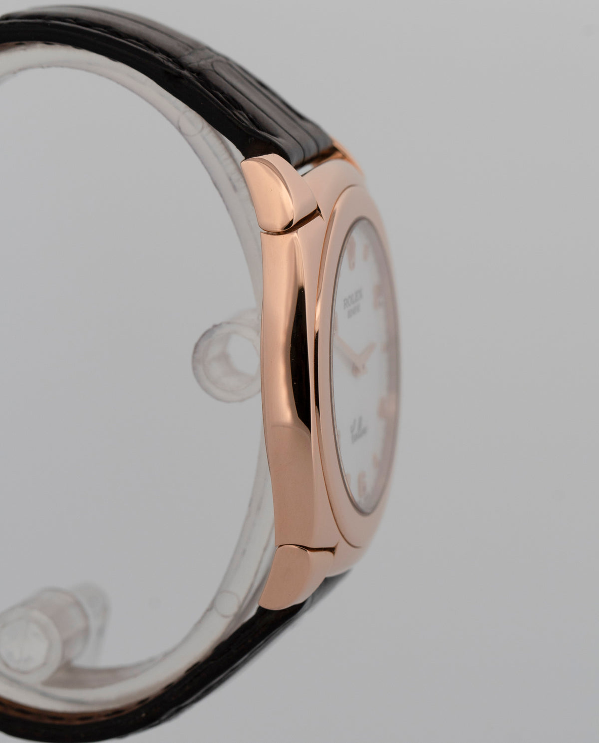 Rolex Cellini Cestello 5330/5 White 18K Rose Gold Manual 36mm Watch