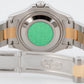 NOS PAPERS Rolex Yacht-Master 35mm MOP SERTI Dial Two-Tone Gold Watch 168623 BOX